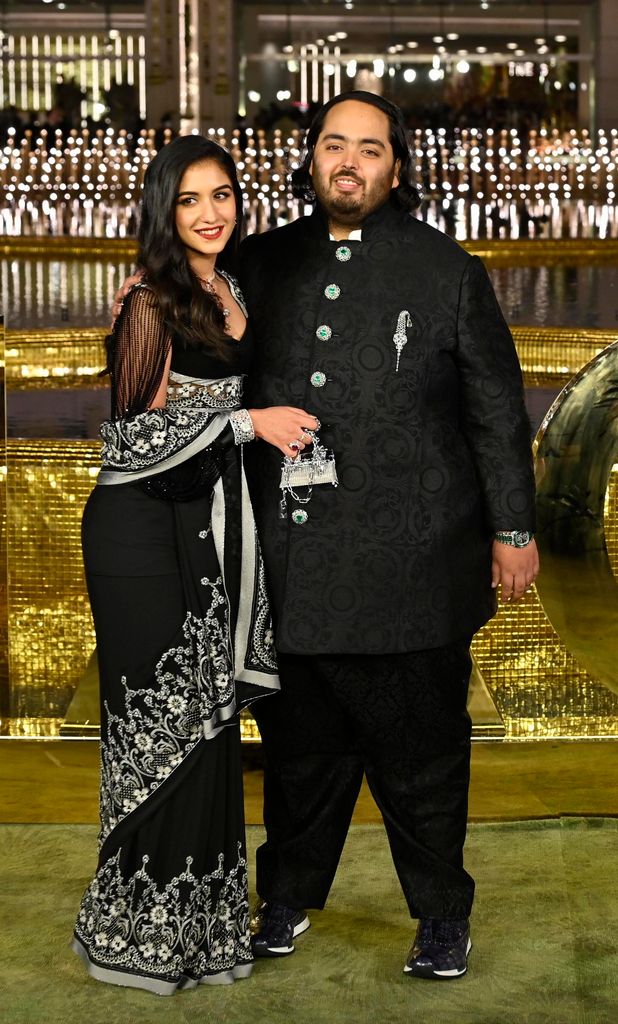 Anant Ambani with Radhika Merchant