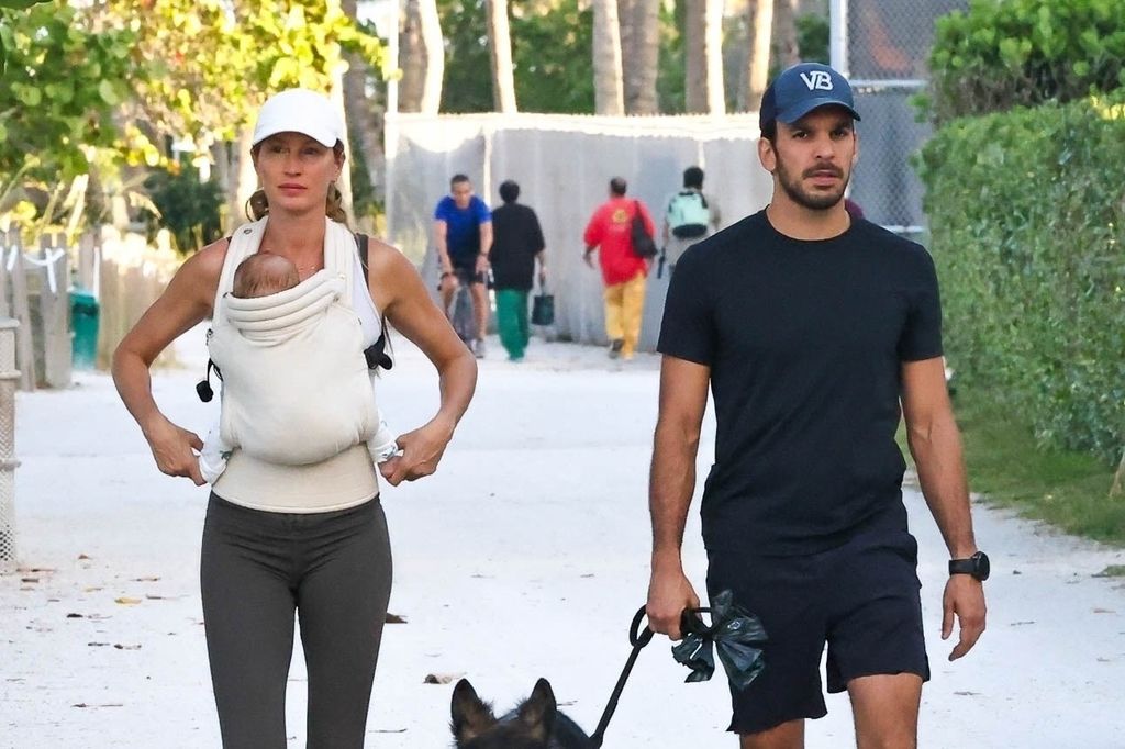 Gisele Bündchen y Joaquim Valente, de paseo familiar junto a su bebé de tres meses 