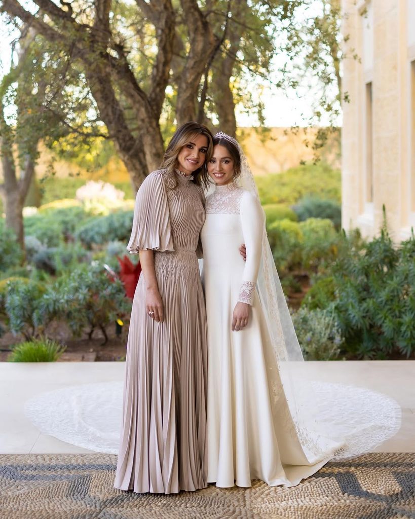Vestido de madrina Rania de Jordania