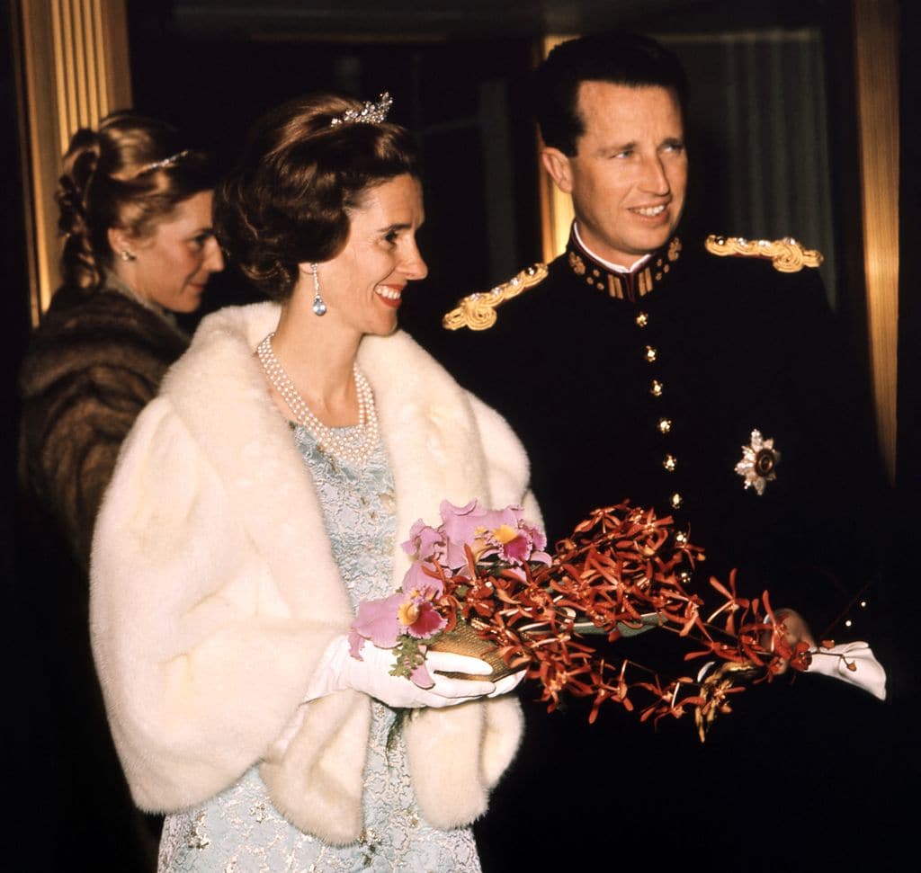 La reina Fabiola de Bélgica.