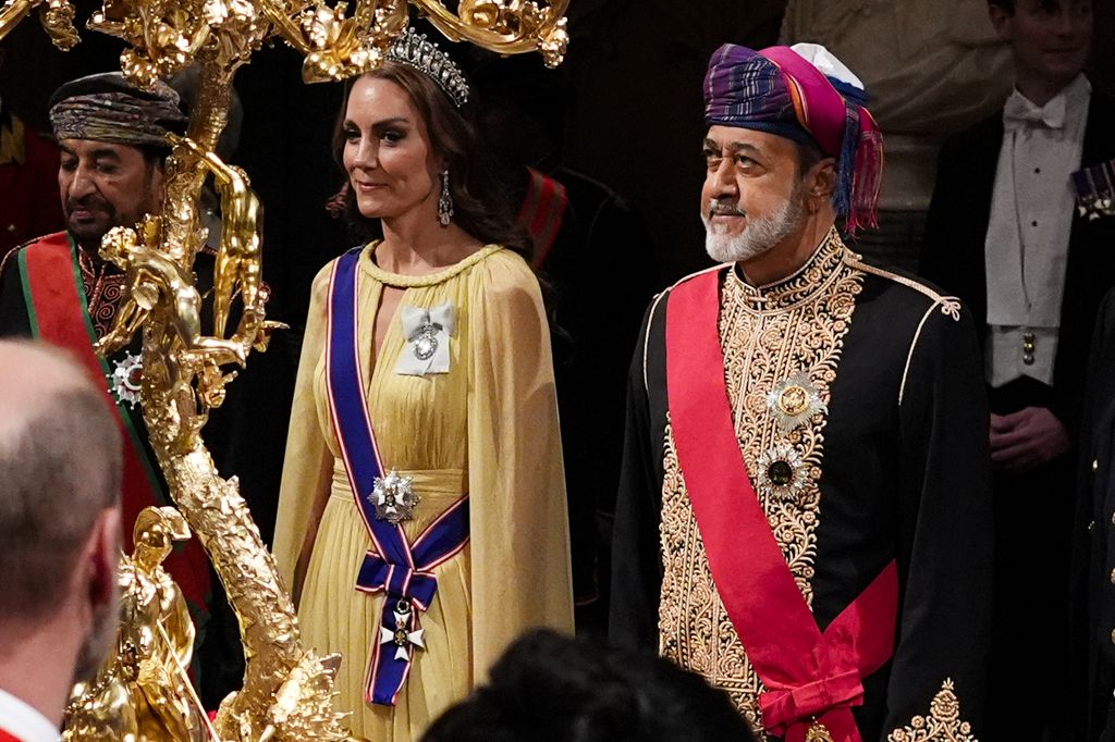 Kate Middleton estrena un romántico vestido de gala con guiño a Oriente y reafirma su obsesión por la tiara favorita de Lady Di