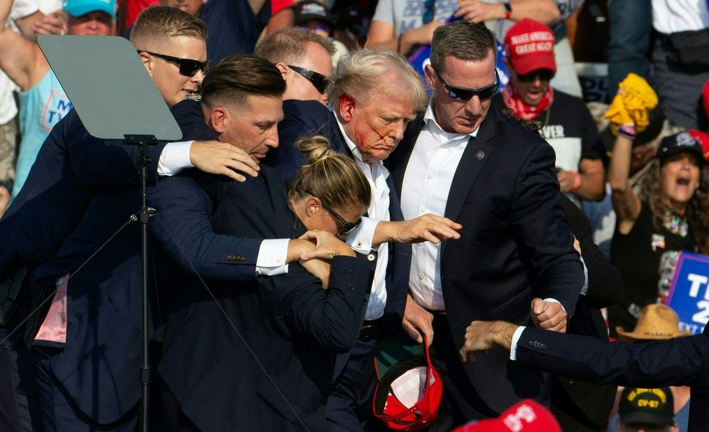 Donald Trump, herido tras ser tiroteado durante un mitin en Pensilvania