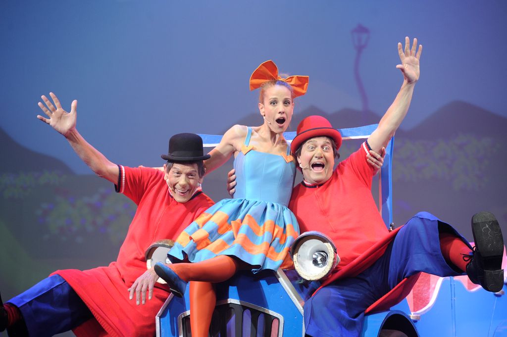Fofito, Rody y Mónica Aragón durante el show 'Como están ustedes'