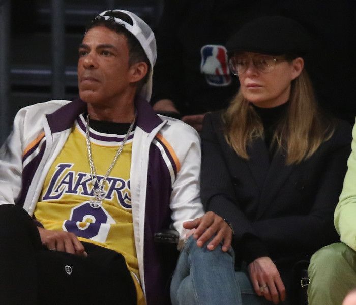 Ellen Pompeo y su marido