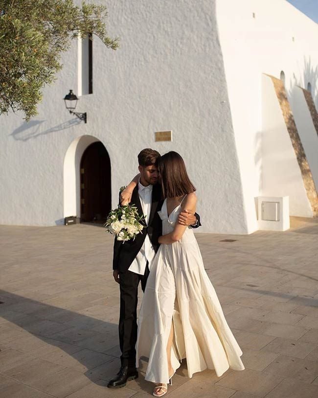 Vittoria Ceretti el día de su boda