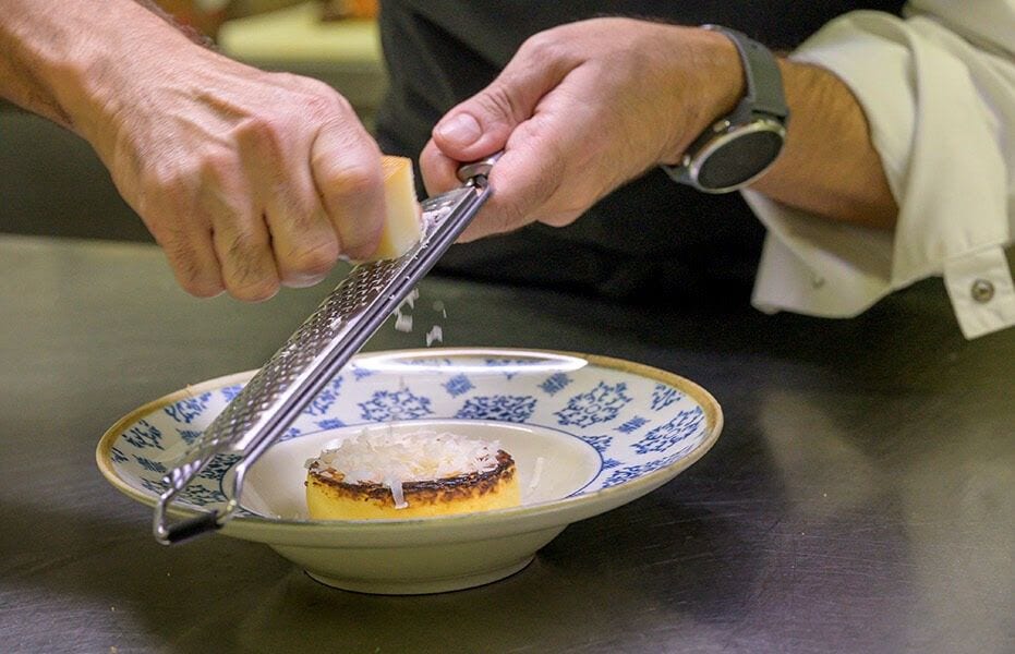 Tarta de queso vasca