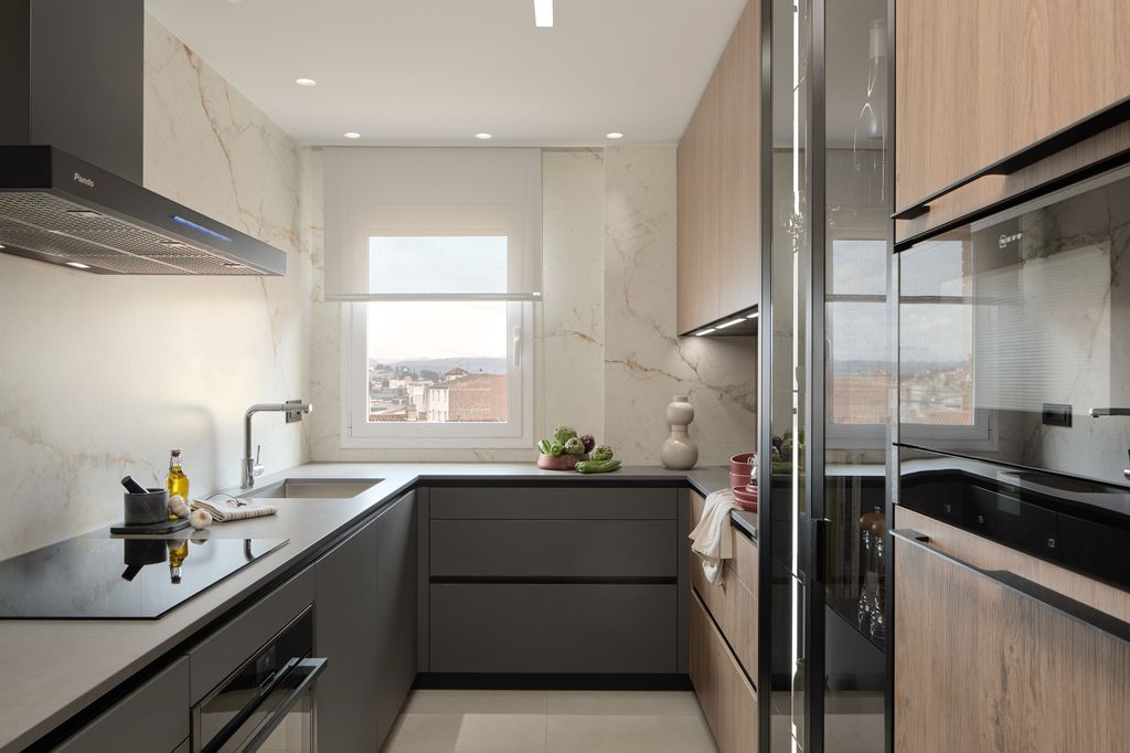 Cocina ordenada. 