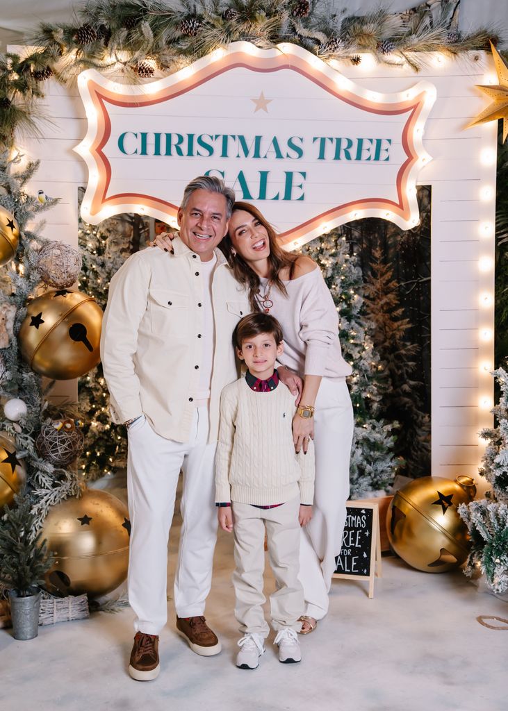 Daniel Sarcos, Alessandra Villegas y su hijo Daniel Alejandro