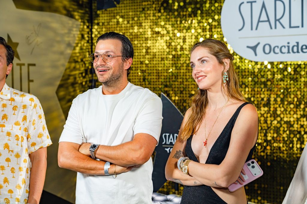 Chiara Ferragni junto a su novio, José Hernández, en el Starlite en Marbella