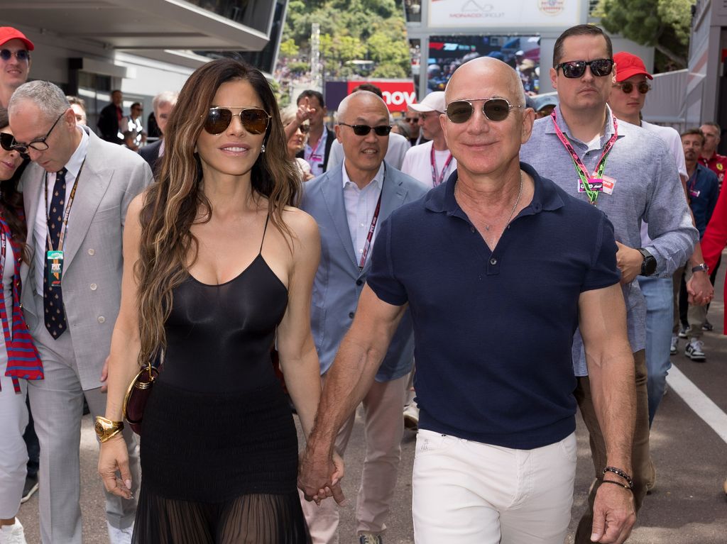 Lauren Sánchez y Jeff Bezos