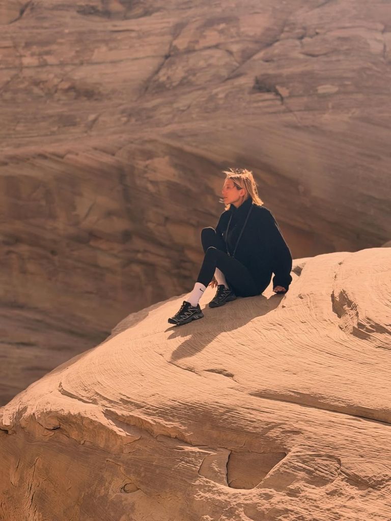 Marie-Chantal durante su viaje a Utah