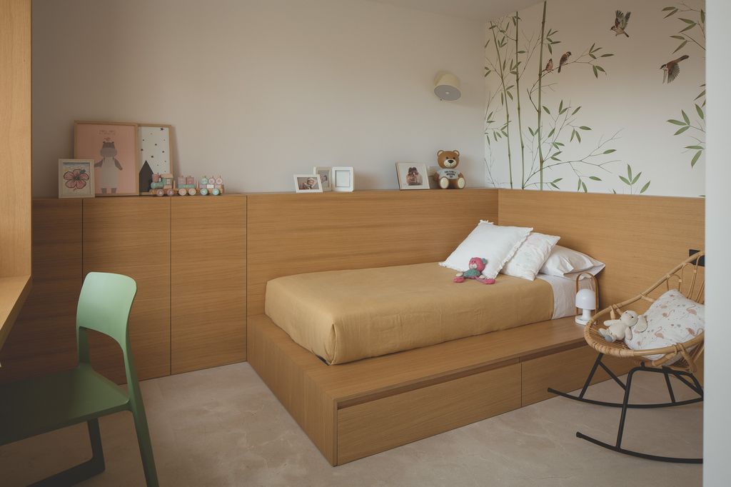 Habitación infantil pensada para la autonomía de su joven usuario