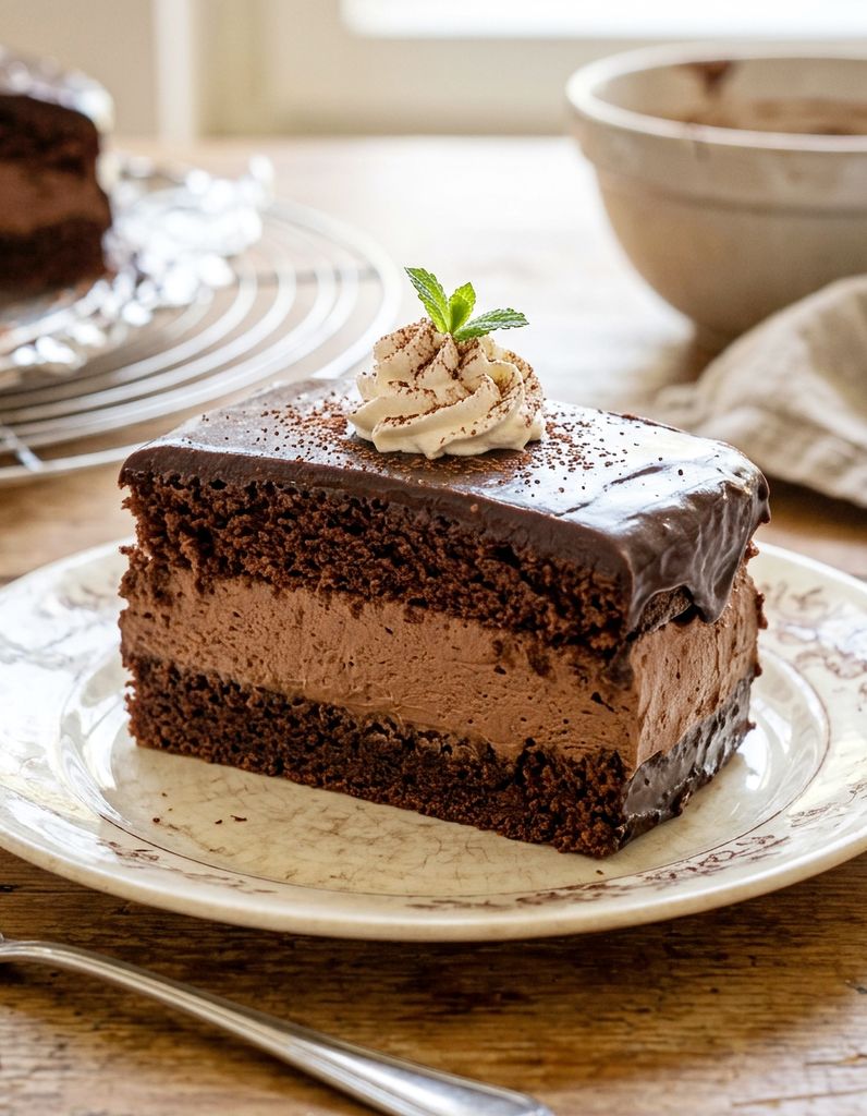 Tarta de chocolate 'Rigo Jancsi', típica de Hungría.