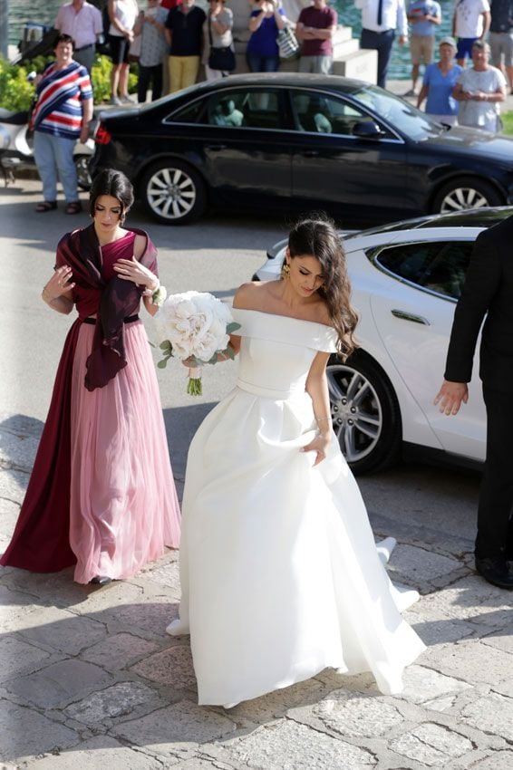 Kristina Milkovic, el día de su boda con el tenista croata Marin Cilic
