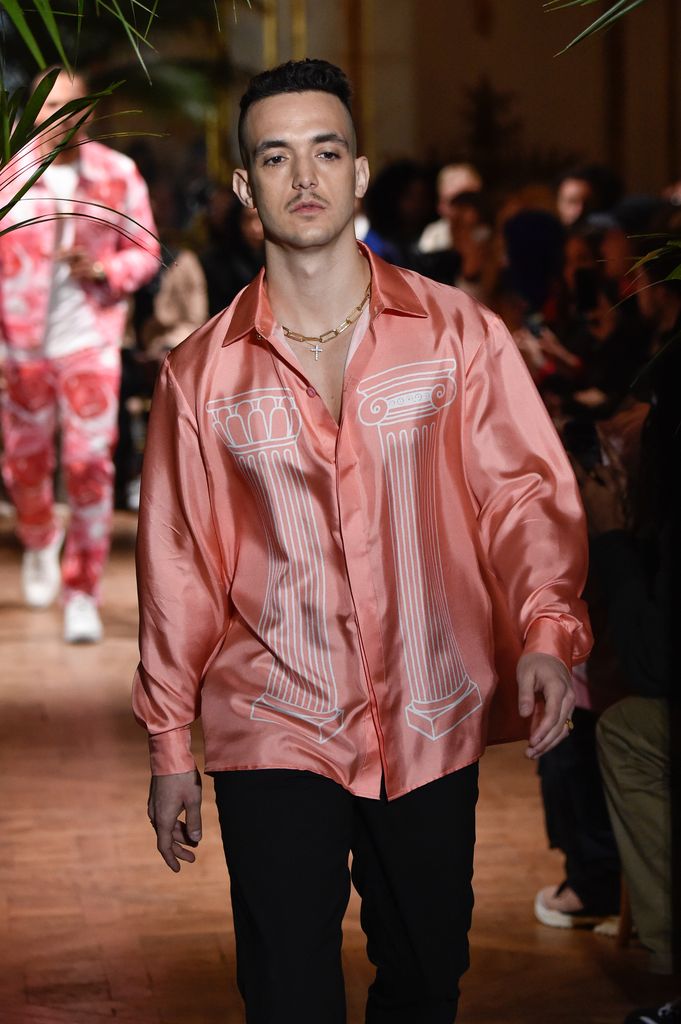 C. Tangana desfilando en París en 2017