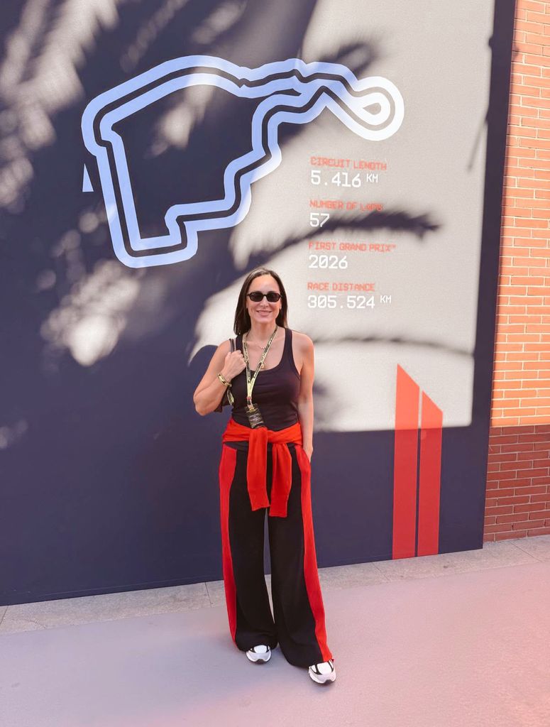 Tamara Falcó en la primera edición del Gran Premio de Madrid.