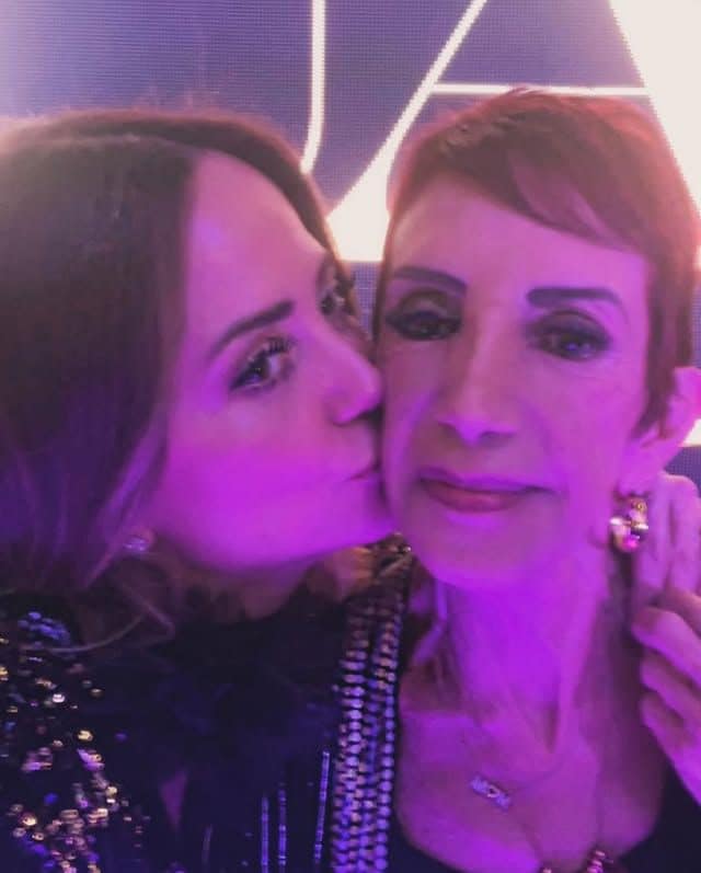Andrea Legarreta y su madre, Isamel Martínez