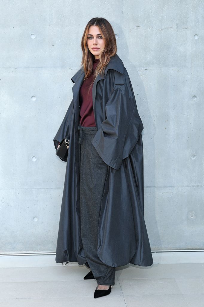 Blanca Suárez en el desfile de Giorgio Armani en Milán, 2026.