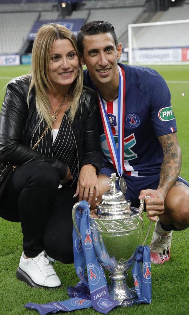 jorgelina cardoso y angel di maria