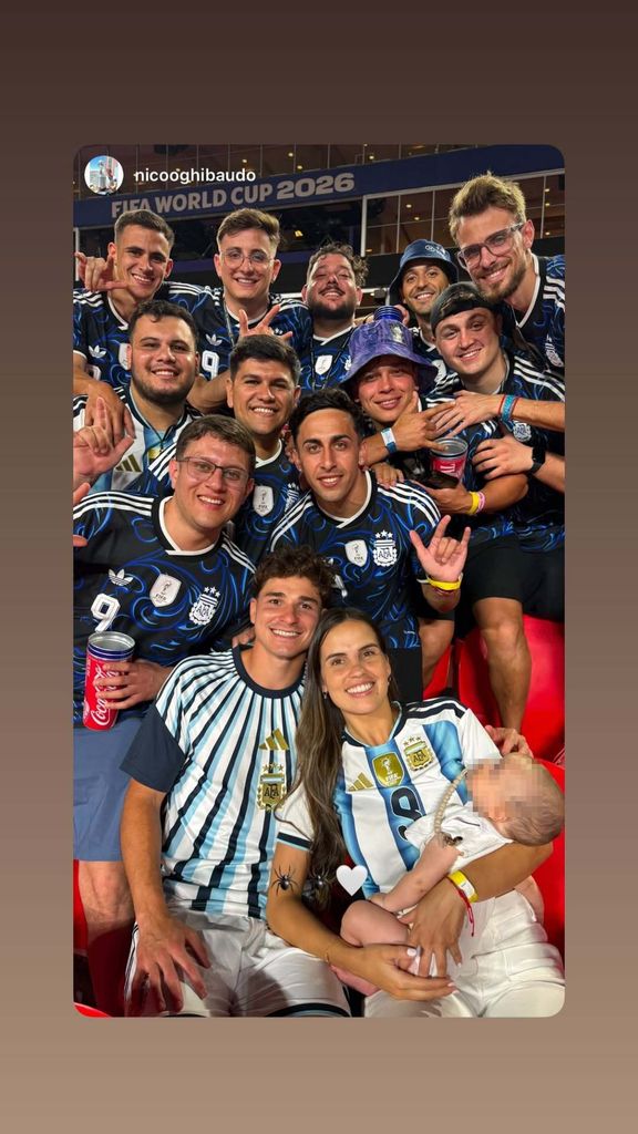 El bebé de Julián Álvarez también celebra el pase de Argentina a las semifinales del Mundial