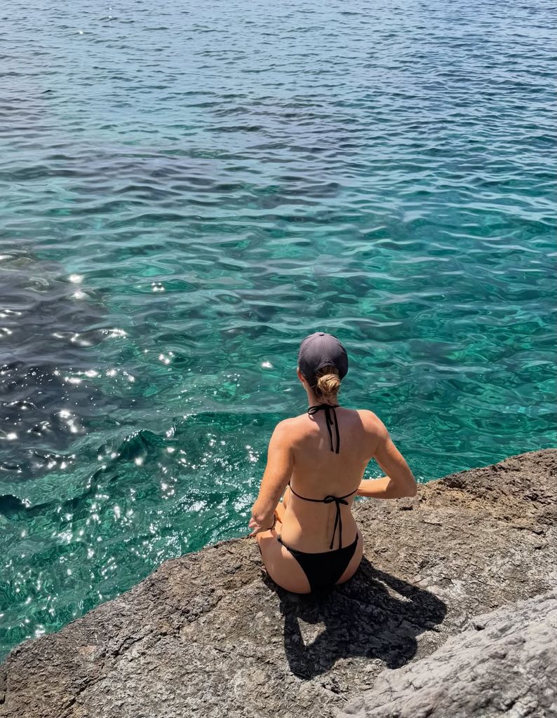 Amelia Bono en una escapada a Palma de Mallorca, 2026.