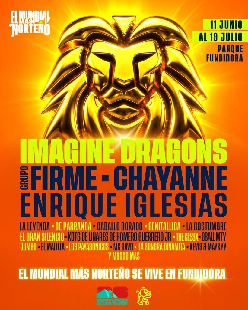Cartel oficial del FIFA Fan Festival 2026 en Monterrey.