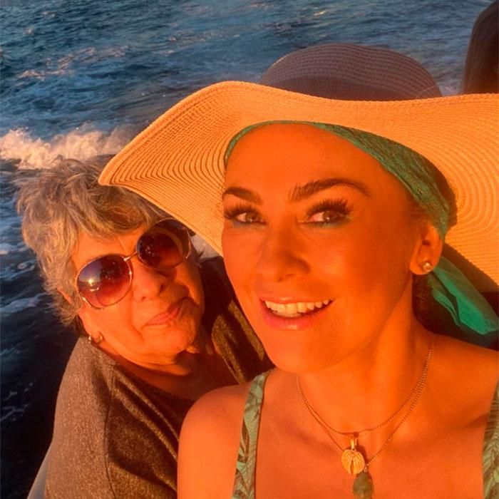 Aracely Arámbula y su mamá