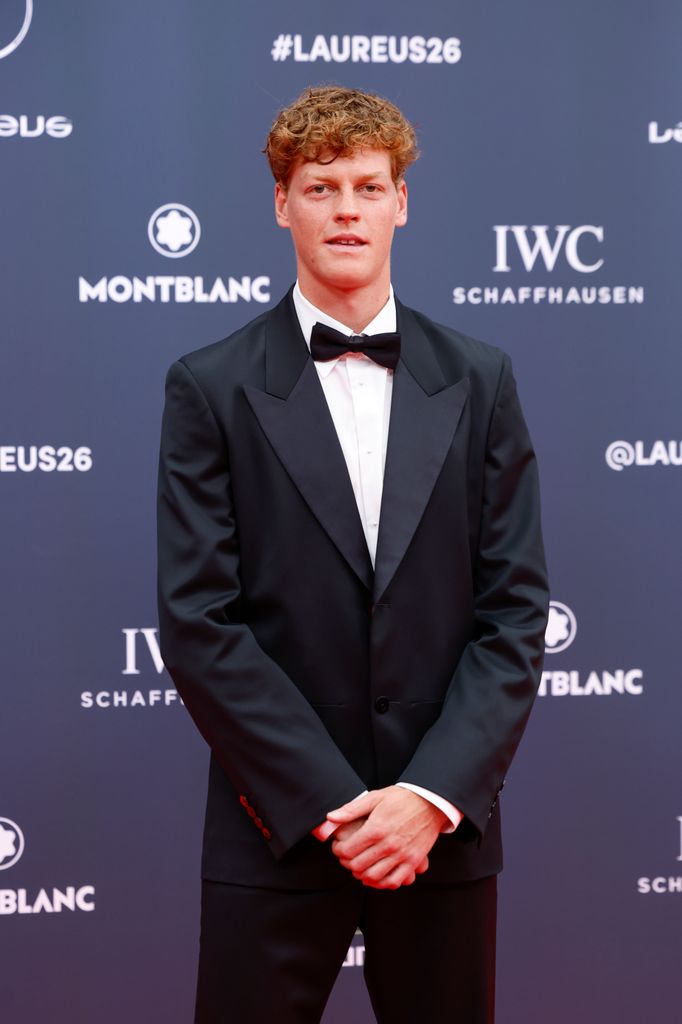 Jannik Sinner en los Laureus 2026