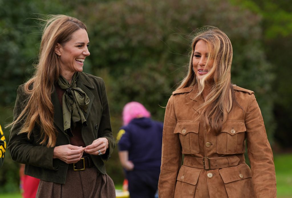 Kate y Melania derrocharon complicidad y cercanía.