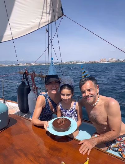 Eugenio Derbez en el cumpleaños de Aitana Derbez.