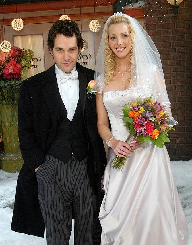 Paul Rudd y Lisa Kudrow en 'Friends'