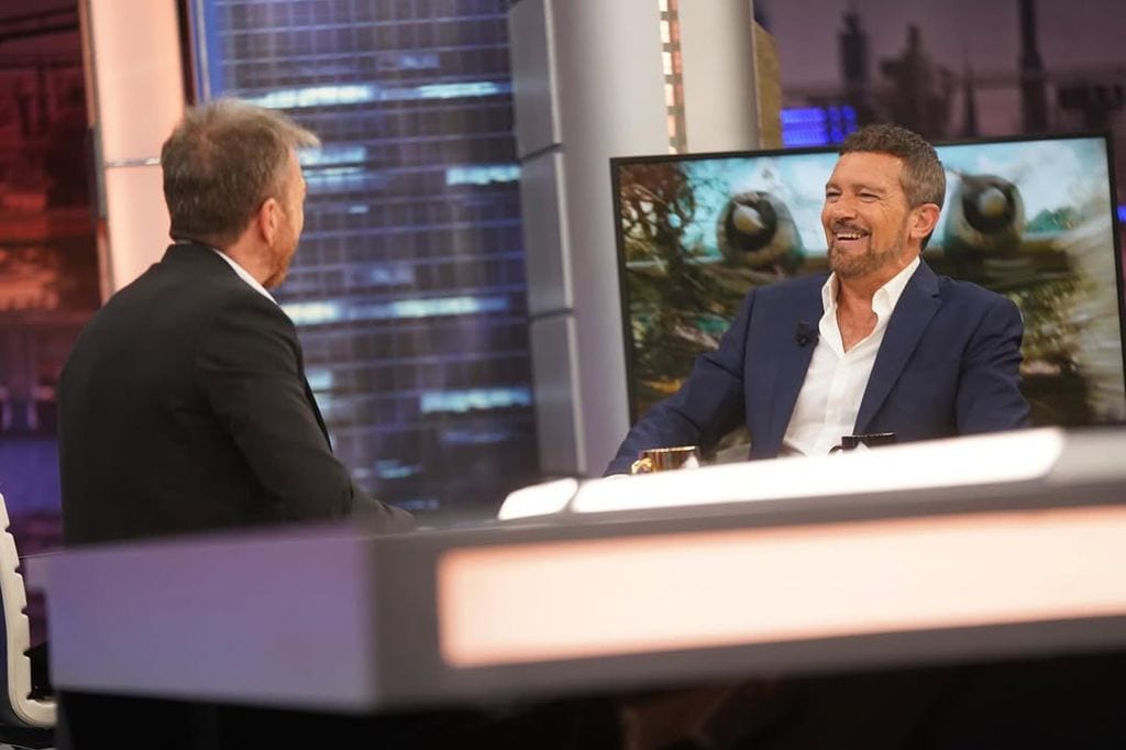 Antonio Banderas en El Hormiguero promocionando sus nuevos proyectos
