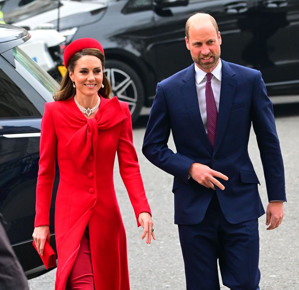 Kate Middleton y el príncipe Guillermo en el Día de la Commonwealth 2025