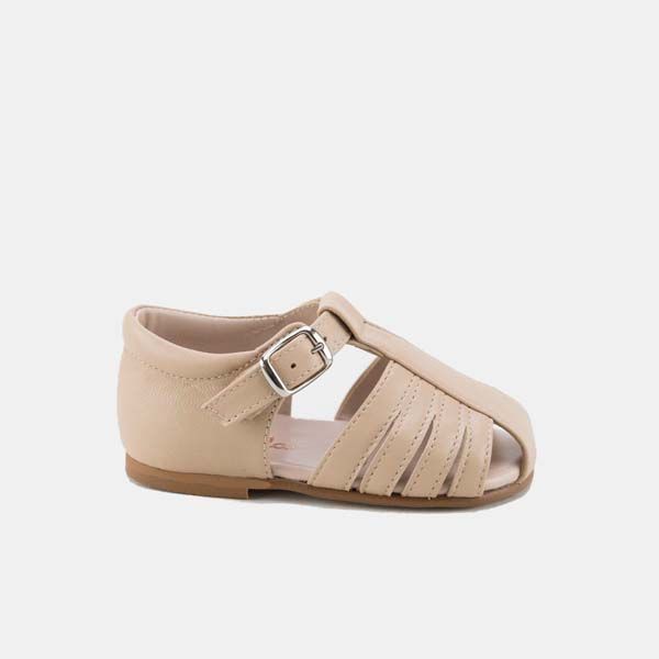 sandalia beige nina