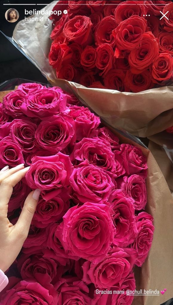 'Beli' se mostró agradecida por el cariño de sus seres queridos.