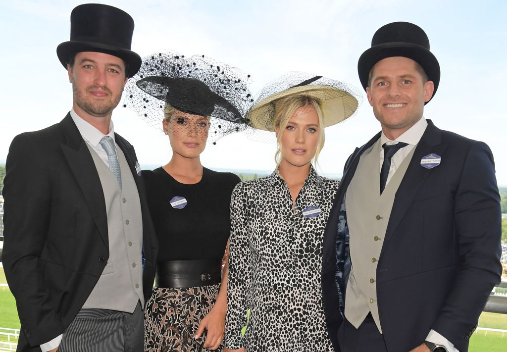 Channing Millerd, Lady Eliza Spencer, Lady Amelia Spencer, y Greg Mallett 