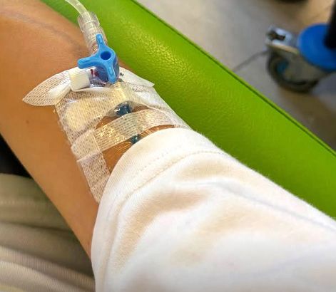 Luna Serrat, en el hospital