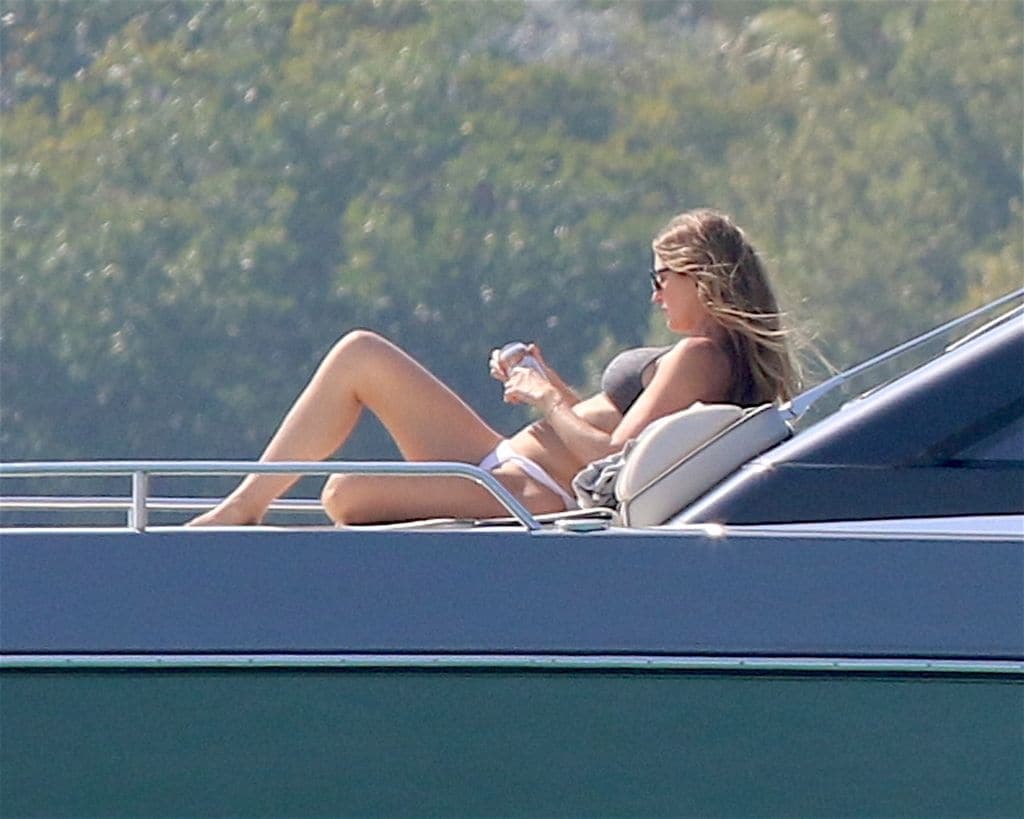 Gisele Bündchen y Joaquim Valente se muestran cariñosos en un paseo en bote en Miami