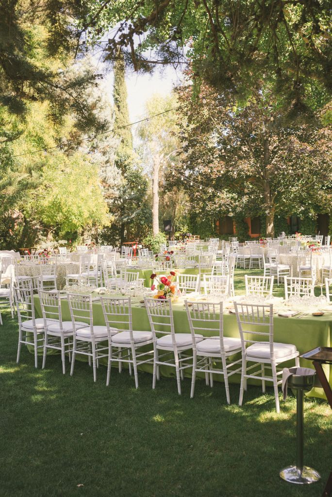 Organización de boda en septiembre aire libre