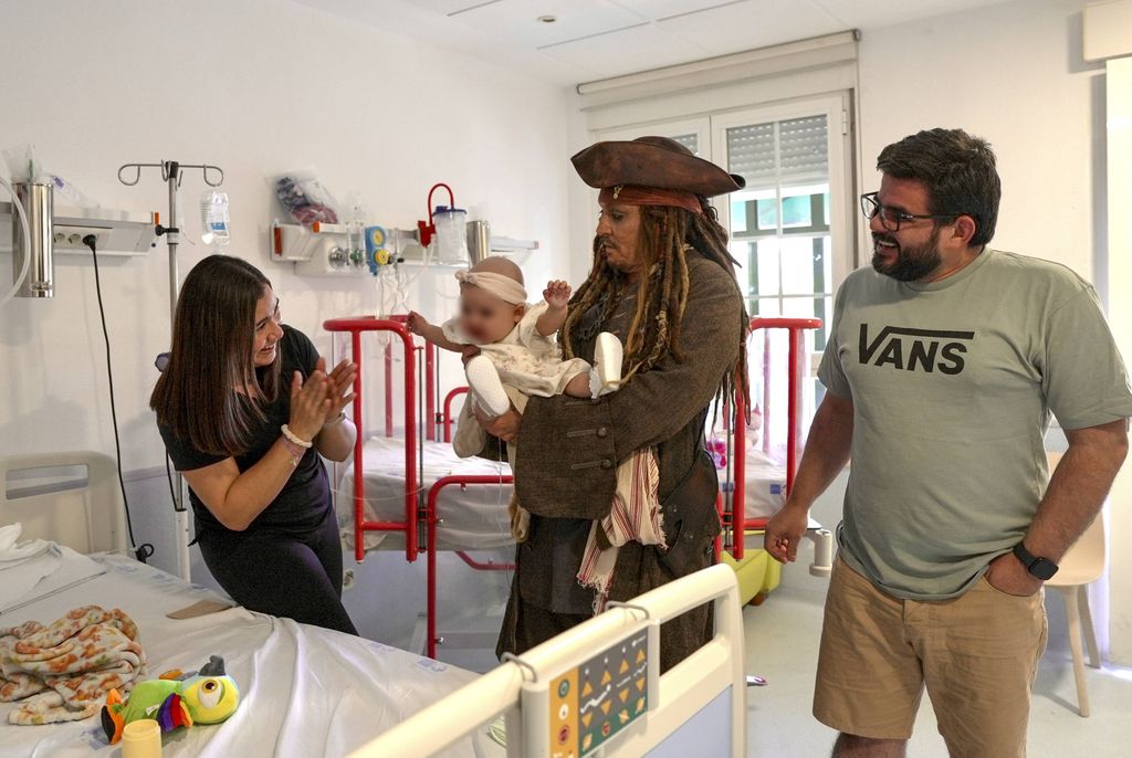 Johnny acudió el área de oncología del Hospital Infantil Universitario Niño Jesús en Madrid. 