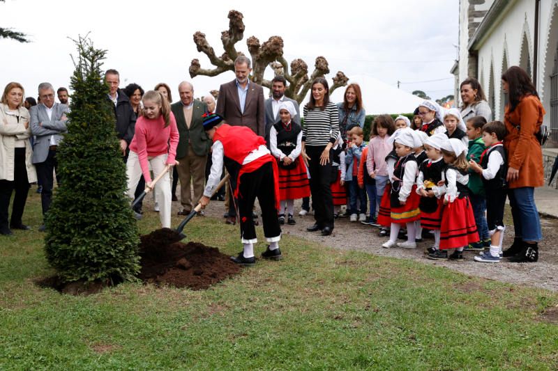 Los Reyes, la princesa Leonor y la infanta Sofía