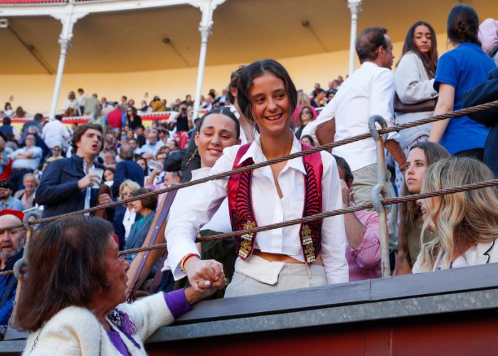 Victoria de Marichalar en una plaza de toros