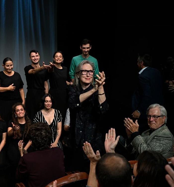 Meryl Streeo y su hermano Harry