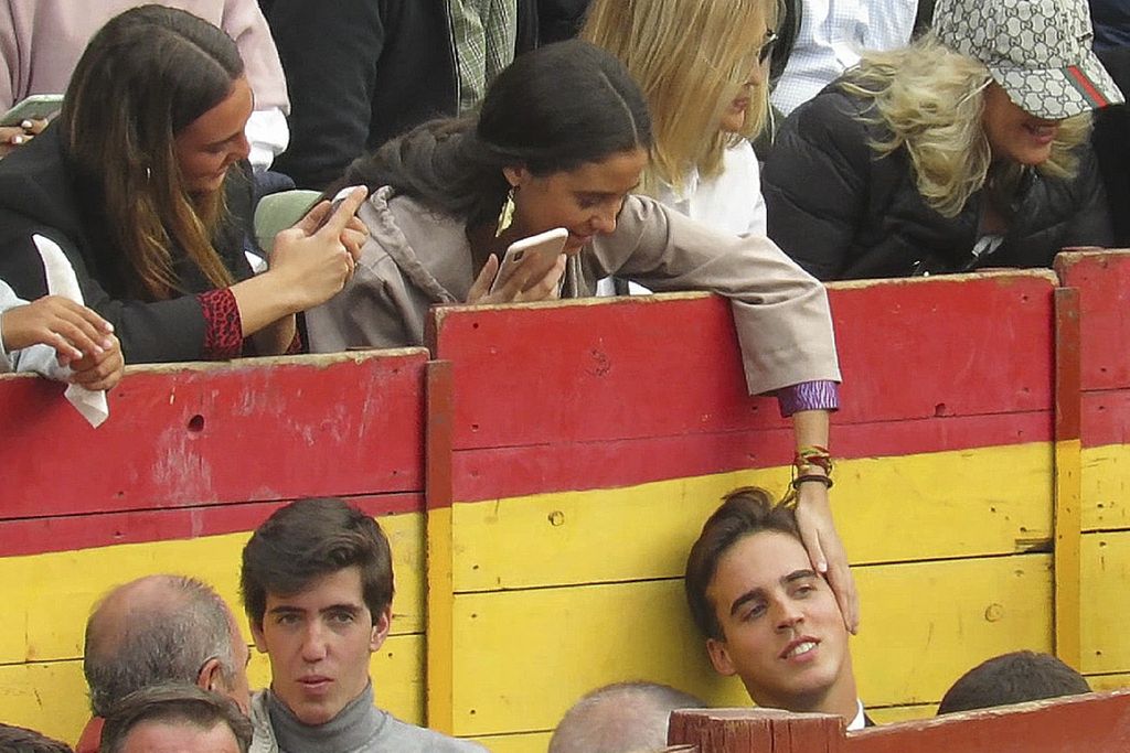 Victoria Federica Marichalar y Gonzalo Caballero durante el Festival Taurino de Chinchón 2018