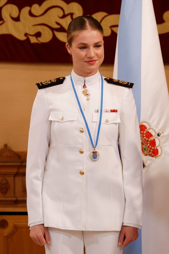 La princesa Leonor recibe la Medalla de Oro de Galicia el 14 de julio de 2025