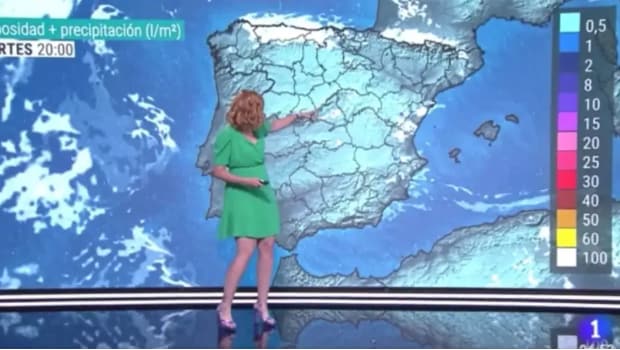 Núria Seró, presentadora de El Tiempo