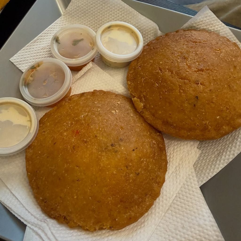 La cantante alborotó las redes con esta foto de unas deliciosas arepas.