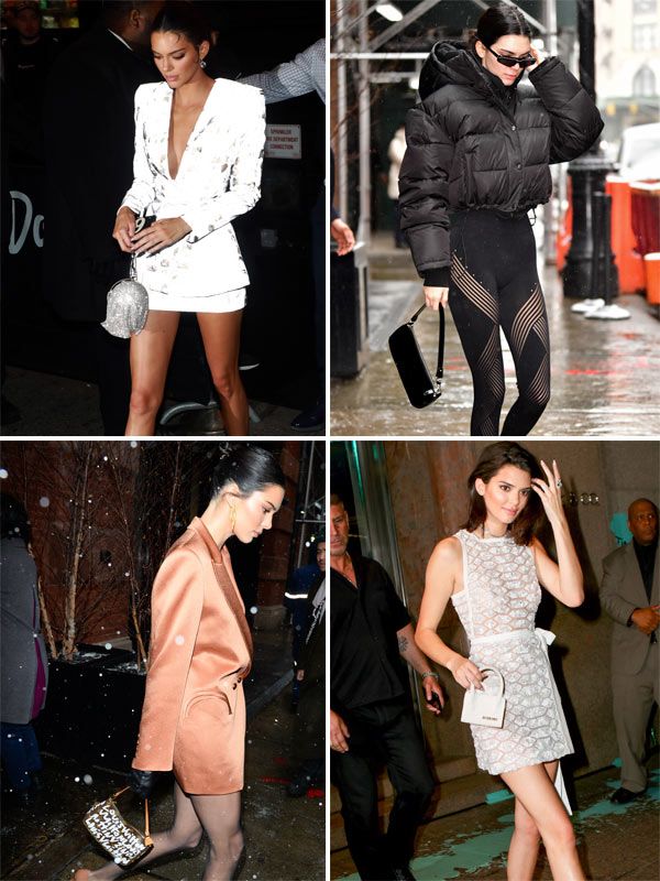 Kendall Jenner con  mini bolsos
