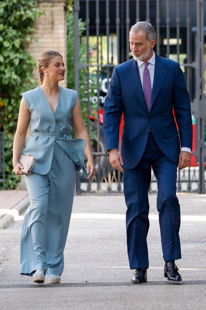 Felipe VI y Leonor se muestran cómplices