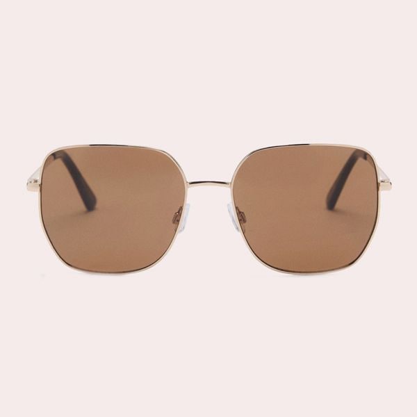 Gafas de sol montura metálica cuadradas